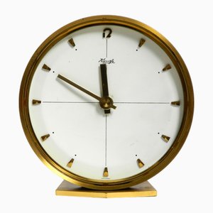 Small Original Brass Table Clock by Kienzle, 1960s-RR-2042108