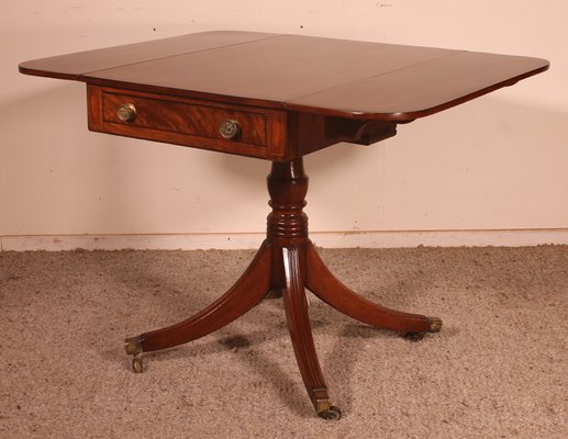 Small Pembroke Table in Mahogany, Early 19th Century-HPU-1007847