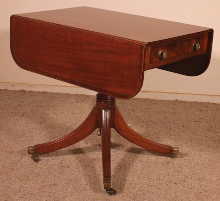 Small Pembroke Table in Mahogany, Early 19th Century-HPU-1007847