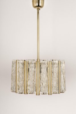 Small Pendant Light in Brass Drum Form from Kaiser, Germany, 1960s-UGR-1085346