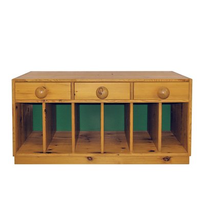 Small Pine Sideboard or Bench by Sven Larsson, Sweden, 1970s-YGE-1090164