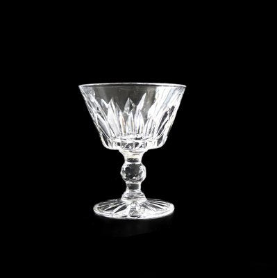 Small Pyramid Liqueur Glasses in Crystal by Fritz Kallenborg for Kosta, Set of 4-JKV-1796626