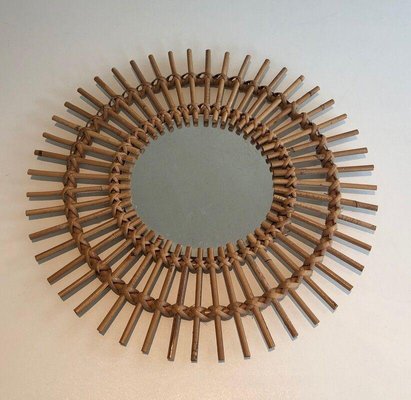 Small Rattan Mirror-BA-1365505