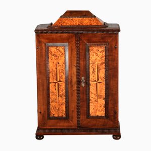 Small Renaissance Cabinet in Chiselled Iron & Walnut-DXD-2023653