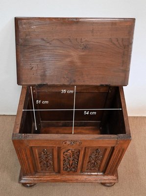 Small Renaissance Oak Chest, Early 1900s-RVK-1420402