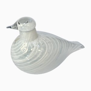 Small Riekko Bird Figurine in Mouth-Blown Art Glass by Oiva Toikka for Iittala, Finland, 1980s-JP-1702251