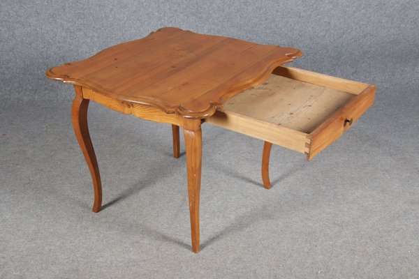 Small Rococo Style Table in Cherrywood, 1850s-DXD-1790797