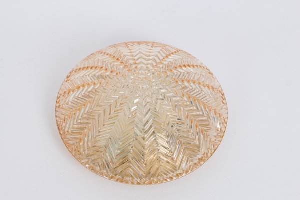 Small Round Glass Flush Mount attributed to Limburg, Germany, 1970s-UGR-1756246