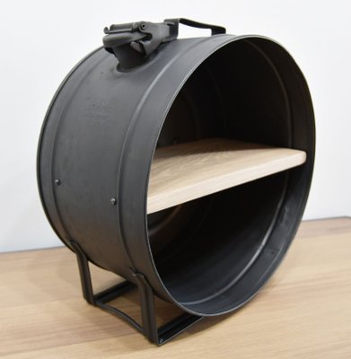 Small Round Industrial Shelf, 1950s-GU-881527