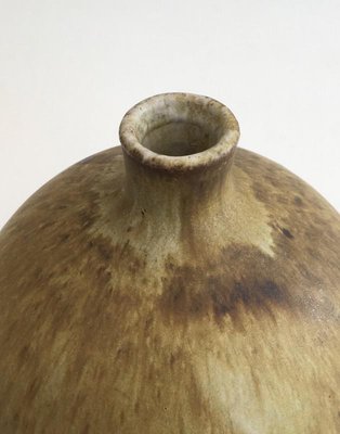 Small Sandstone Single-Flower Vase by Edouard Chapallaz for Chapallaz Duillier, Switzerland, 1950s-BA-658394