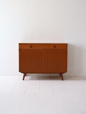 Small Scandinavian Sideboard in Teak, 1960s-QWP-2035492