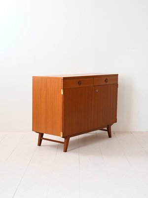 Small Scandinavian Sideboard in Teak, 1960s-QWP-2035492