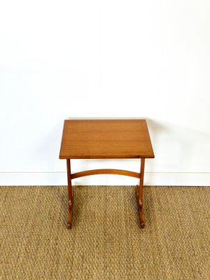 Small Scandinavian Teak Coffee Table, 1960s-PLK-2020030