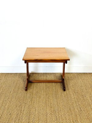 Small Scandinavian Teak Coffee Table, 1960s-PLK-2020026