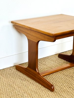 Small Scandinavian Teak Coffee Table, 1960s-PLK-2020026