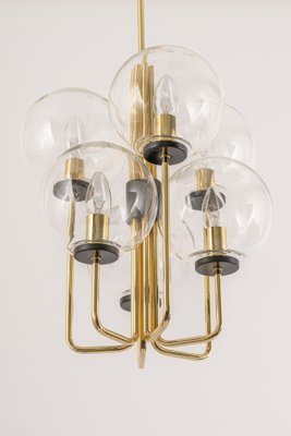 Small Sciolari Style Brass Pendant Light, Germany, 1970s-UGR-1298068