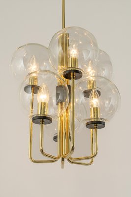 Small Sciolari Style Brass Pendant Light, Germany, 1970s-UGR-1298068