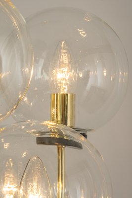 Small Sciolari Style Brass Pendant Light, Germany, 1970s-UGR-1298068