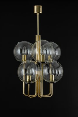 Small Sciolari Style Brass Pendant Light, Germany, 1970s-UGR-1298068