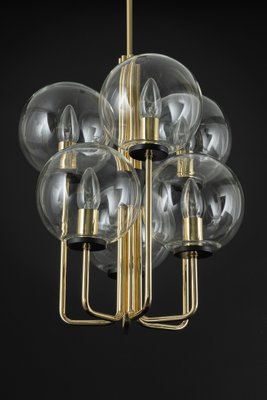 Small Sciolari Style Brass Pendant Light, Germany, 1970s-UGR-1298068