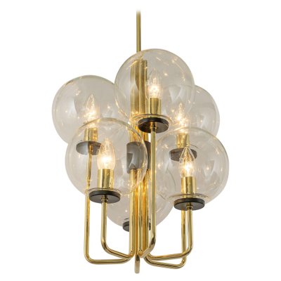 Small Sciolari Style Brass Pendant Light, Germany, 1970s-UGR-1298068