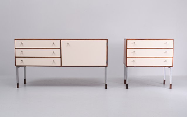 Small Sideboard and Cabinet from Simplalux, the Netherlands, 1972, Set of 2-GCG-1793102