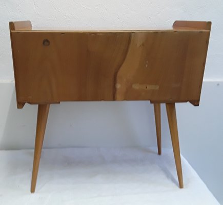 Small Sideboard with Brass Handle, 1960s-HOI-743139