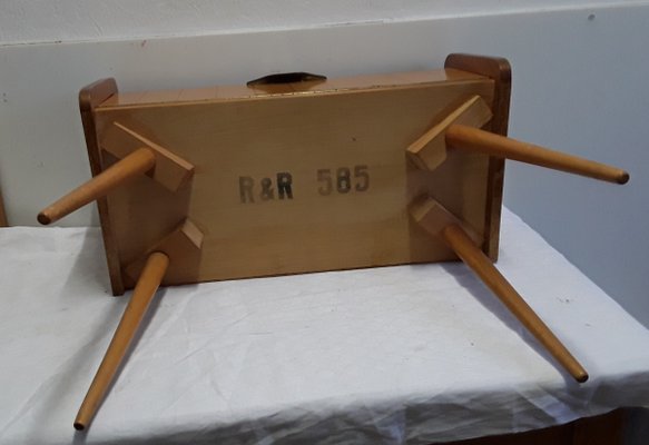 Small Sideboard with Brass Handle, 1960s-HOI-743139