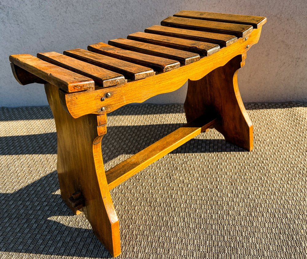 Small Slatted Bench, 1950s