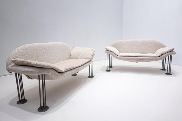 Small Sofa in Fabric by Burkhard Vogtherr for Hain + Tohme, 1980s-FGA-1252343