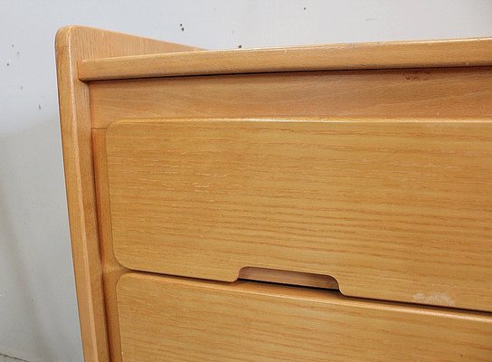 Small Solid Ash Chest of Drawers, 1970s-RVK-859146