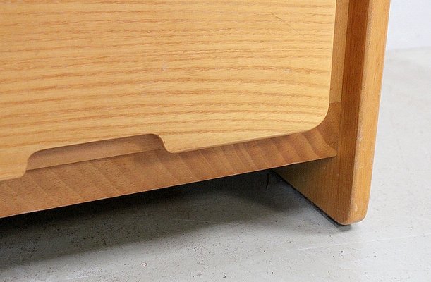 Small Solid Ash Chest of Drawers, 1970s-RVK-859146