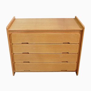 Small Solid Ash Chest of Drawers, 1970s-RVK-859146