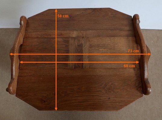 Small Solid Oak System Table, 1920-RVK-1125762