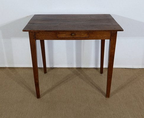 Small Solid Oak Table, 1800s-RVK-1304728