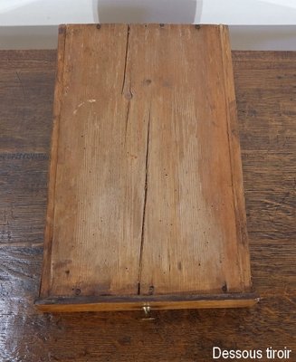 Small Solid Oak Table, 1800s-RVK-1304728