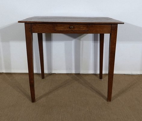 Small Solid Oak Table, 1800s-RVK-1304728