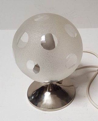 Small Space Age Table Lamp with Chrome Base from Richard Essig, 1970s-QDP-700826