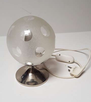 Small Space Age Table Lamp with Chrome Base from Richard Essig, 1970s-QDP-700826