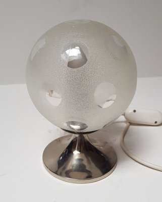 Small Space Age Table Lamp with Chrome Base from Richard Essig, 1970s-QDP-700826