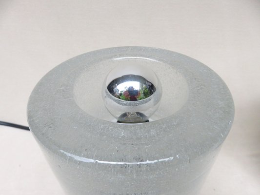 Small Space Age Table Lights in Chrome-Plating and Bubble Glass from Peill & Putzler, Set of 2-EY-1336831