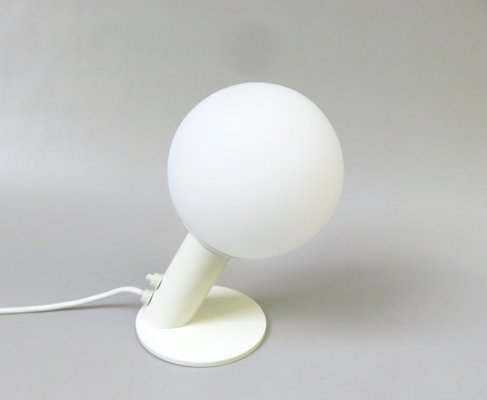 Small Space Age Table Lights in White, 1970s, Set of 2-EY-1732242