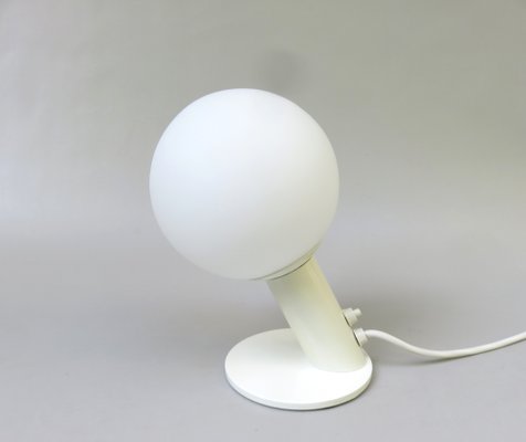 Small Space Age Table Lights in White, 1970s, Set of 2-EY-1732242