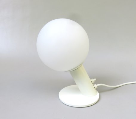 Small Space Age Table Lights in White, 1970s, Set of 2-EY-1732242