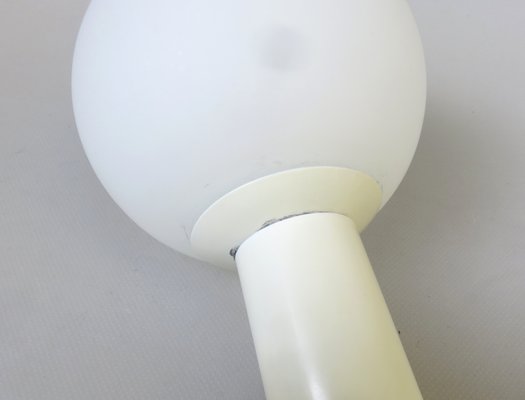 Small Space Age Table Lights in White, 1970s, Set of 2-EY-1732242