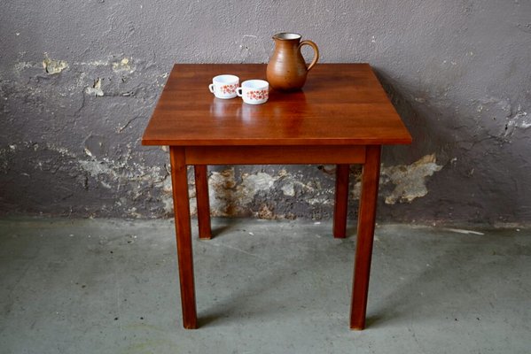 Small Square Bistro Table, 1950s-AIU-2028153