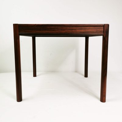 Small Square Rosewood Coffee Table, Denmark, 1960s-ZTG-1328333