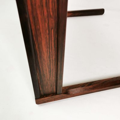 Small Square Rosewood Coffee Table, Denmark, 1960s-ZTG-1328333