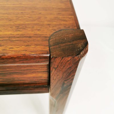 Small Square Rosewood Coffee Table, Denmark, 1960s-ZTG-1328333