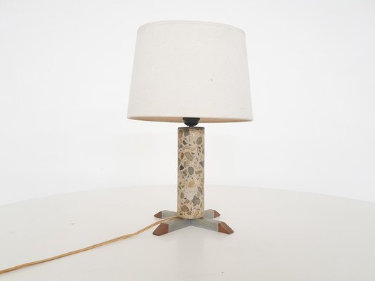 Small Stone Table Light, France, 1960s-ZO-1094972